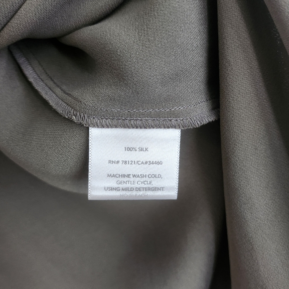 Eileen Fisher 100% Silk Open Tunic Top - Picture 5 of 9